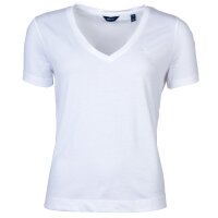 GANT Damen T-Shirt - Original V-Neck SS T-Shirt, Baumwolle, kurzarm