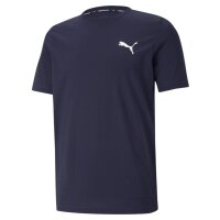 PUMA Herren T-Shirt - ACTIVE Tee, Funktionsshirt, dryCELL, Rundhals, Kurzarm, uni Marine 2XS