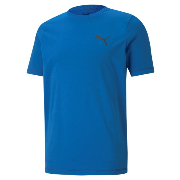 PUMA Herren T-Shirt - ACTIVE Tee, Funktionsshirt, dryCELL, Rundhals, Kurzarm, uni Blau 2XS