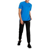 PUMA Herren T-Shirt - ACTIVE Tee, Funktionsshirt, dryCELL, Rundhals, Kurzarm, uni Blau 2XS