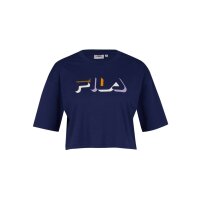 FILA Damen T-Shirt BOITUVA - Cropped Tee, Crewneck, Rundhals, Kurzarm, Logo