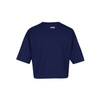 FILA Ladies T-Shirt BOITUVA - Cropped Tee, Crewneck, Short Sleeve, Logo Blue XL (X-Large)