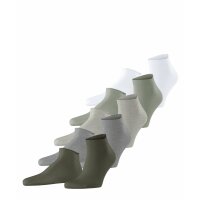 ESPRIT mens sneaker socks, 5-pack - Solid Mix, organic cotton, one size, plain