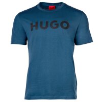 HUGO Herren T-Shirt - Dulivio, Rundhals, Kurzarm, Logo, Baumwolle