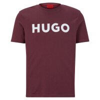 HUGO Herren T-Shirt - Dulivio, Rundhals, Kurzarm, Logo, Baumwolle