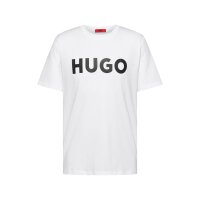 HUGO Herren T-Shirt - Dulivio, Rundhals, Kurzarm, Logo, Baumwolle