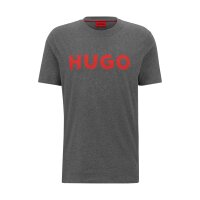 HUGO Mens T-Shirt - Dulivio, Round neck, Short sleeve, Logo, Cotton