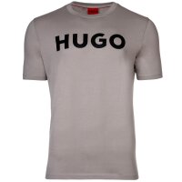HUGO Mens T-Shirt - Dulivio, Round neck, Short sleeve, Logo, Cotton