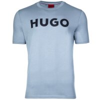 HUGO Mens T-Shirt - Dulivio, Round neck, Short sleeve, Logo, Cotton