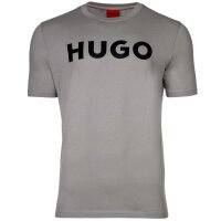 HUGO Mens T-Shirt - Dulivio, Round neck, Short sleeve, Logo, Cotton