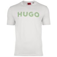 HUGO Mens T-Shirt - Dulivio, Round neck, Short sleeve, Logo, Cotton