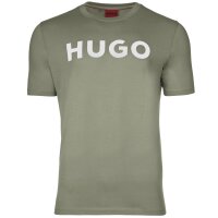 HUGO Mens T-Shirt - Dulivio, Round neck, Short sleeve, Logo, Cotton