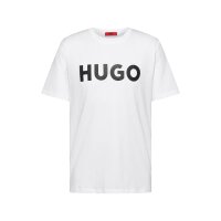 HUGO Mens T-Shirt - Dulivio, Round neck, Short sleeve, Logo, Cotton