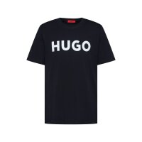 HUGO Mens T-Shirt - Dulivio, Round neck, Short sleeve, Logo, Cotton