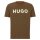 HUGO Mens T-Shirt - Dulivio, Round neck, Short sleeve, Logo, Cotton