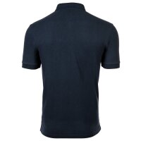 HUGO Herren Polo-Shirt - Dereso222, Pique, Slim Fit, 1/2-Arm, Knopfleiste, Logo, Baumwolle Blau 2XL
