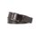 HUGO Mens Belt - Giaspo_Sz40, Genuine Leather, Metal Buckle, Embossed Logo Dark Brown 85 cm
