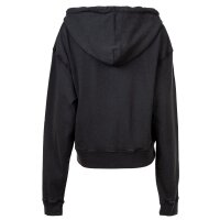 REPLAY Damen Sweatshirt - Kapuzenpullover, Hoodie, Logo, Bio-Baumwolle Schwarz L