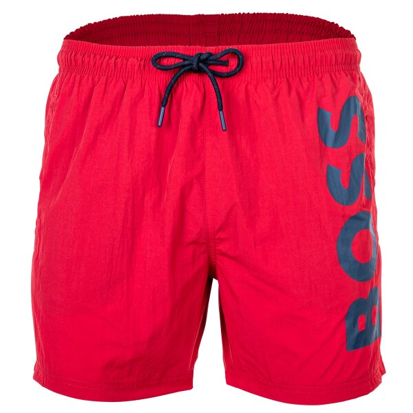 BOSS Mens Swim Shorts - OCTOPUS, Swim Boxer, Swim Trunks, Woven, Logo, Plain