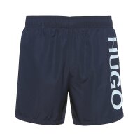 HUGO Mens Swim Shorts ABAS- Swim Shorts, Logo, Swimwear