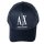 A|X ARMANI EXCHANGE Unisex Baseball Cap - Hat, Logo, One Size Navy