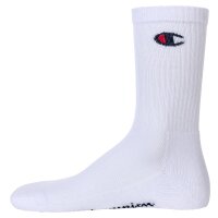 Champion Unisex Socks, 3 Pairs - Crew Socks Basic White EU 35-38 (UK 3-5)