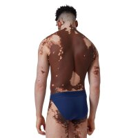 SKINY Herren Tanga-Slip, 2er Pack - Cotton Retro, Unterhose, Feinripp, Baumwolle Blau XL