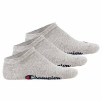 Champion Unisex Socken, 3 Paar - Sneaker Socken Basic Grau EU 43-46