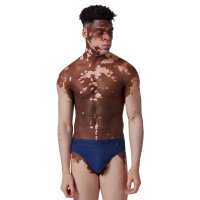 SKINY Herren Brasil-Slip, 2er Pack - Cotton Retro, Unterhose, Feinripp, Baumwolle Blau M