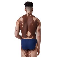 SKINY Herren Brasil-Slip, 2er Pack - Cotton Retro, Unterhose, Feinripp, Baumwolle Blau M