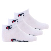 Champion Childrens Socks, 3-Pack - Quarter, solid Colour