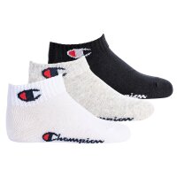 Champion Kinder Socken, 3er Pack - Quarter, einfarbig
