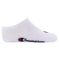 Champion Childrens Socks, 3-Pack - Sneaker, solid Colour White 27-30