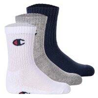 Champion Kinder Socken, 3er Pack - Crew Socken, einfarbig