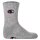 Champion Kinder Socken, 3er Pack - Crew Socken, einfarbig Blau/Weiß/Grau 27-30