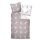 Janine Bed Linen 2 Pieces - Maco Satin, mercerized Cotton, Silk Finish, graphic Pattern