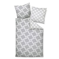 Janine Bed Linen 2 Pieces - Mako-Soft-Seersucker, Cotton, patterned