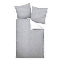 Janine Bed Linen 2 Pieces - Mako-Soft-Seersucker, Cotton, striped