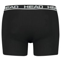 HEAD Mens Boxer Trunks, 5 Pack - Basic Boxer Trunks ECOM, Stretch Cotton Black M (Medium)