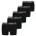 HEAD Mens Boxer Trunks, 5 Pack - Basic Boxer Trunks ECOM, Stretch Cotton Black M (Medium)