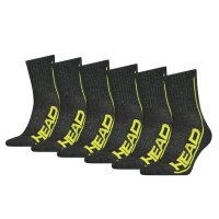 HEAD Unisex Crew Socks, 6 Pack - PERFORMANCE SHORT CREW...