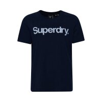 Superdry Damen T-Shirt - CL TEE, Rundhals, Logo-Print,...
