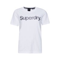 Superdry Women T-Shirt - CL TEE, Round Neck, Logo Print,...