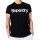 Superdry Mens T-Shirt - CL TEE, Logo, Round Neck, Solid Color Black M (Medium)