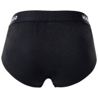HUGO Herren Slips, 3er Pack - Hip Briefs Triplet Pack, Logo, Cotton Stretch Schwarz XL