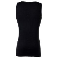HUGO Herren Unterhemd, 2er Pack - Tank Top Twin Pack, Doppelripp, Cotton Stretch Schwarz L