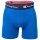 Champion Herren Boxershorts, 2er Pack - Baumwolle, Logobund, einfarbig Blau/Marine S