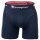 Champion Herren Boxershorts, 2er Pack - Baumwolle, Logobund, einfarbig Blau/Marine S