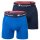 Champion Mens Boxershorts, Pack of 2 - Cotton, unicoloured Blue/Navy S (Small)