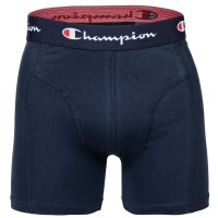 Champion Mens Boxershorts, Pack of 2 - Cotton, unicoloured Navy/Red 2XL (XX-Large)